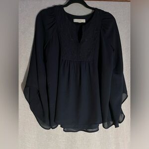 LOFT navy blouse​​​